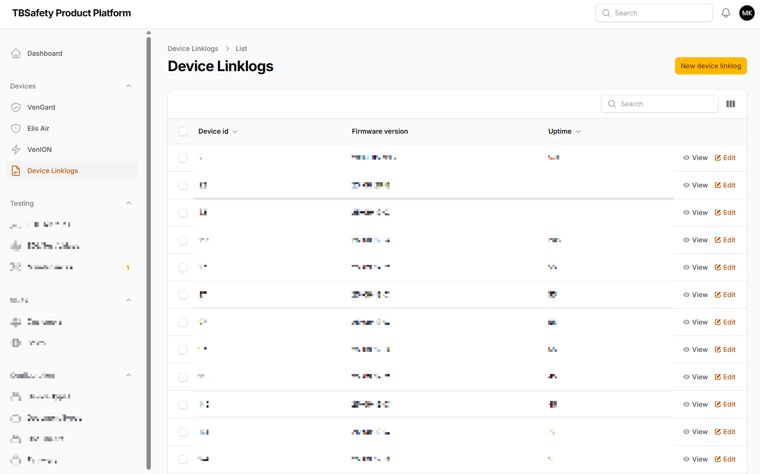 Einblick aus dem Projekt Plattform TBS